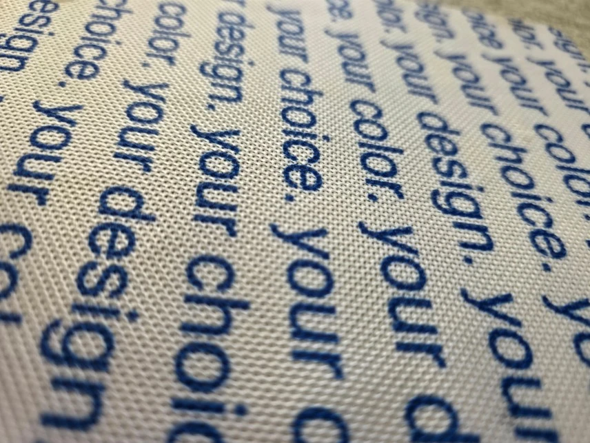 Custom printed acoustic panel example