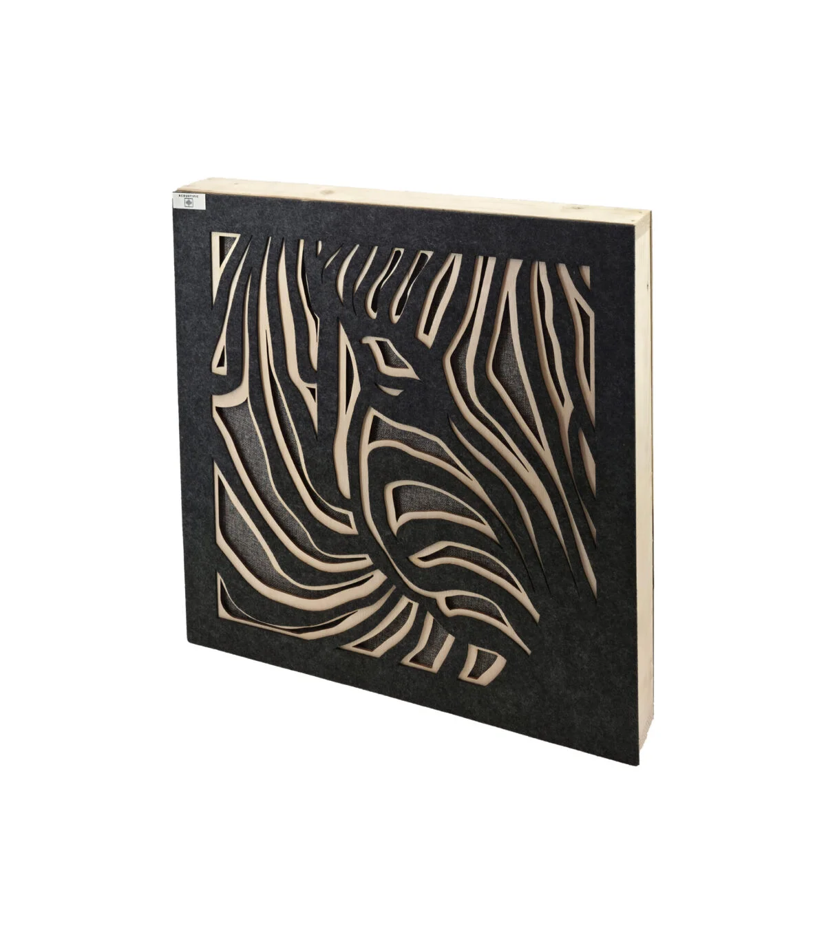 Custom printed acoustic art panels with decorative designs